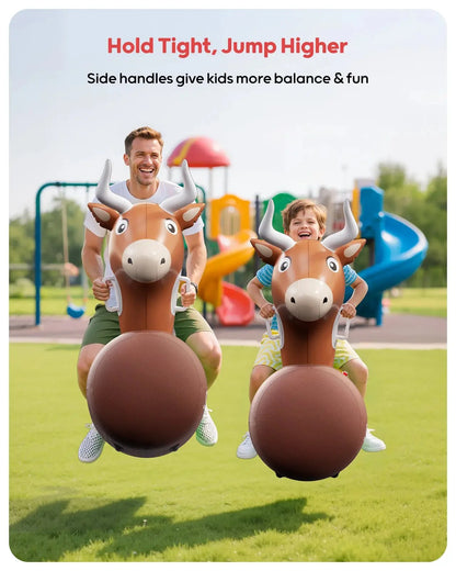 🔥LAST DAY 59% OFF🔥🐂 Kids Bouncing Bull Ride-On Toy