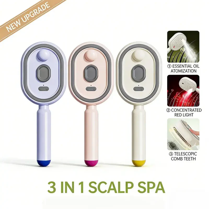 🔥Day Sale 50% OFF🔥Electric Spray Air Cushion Massage Comb - Finds