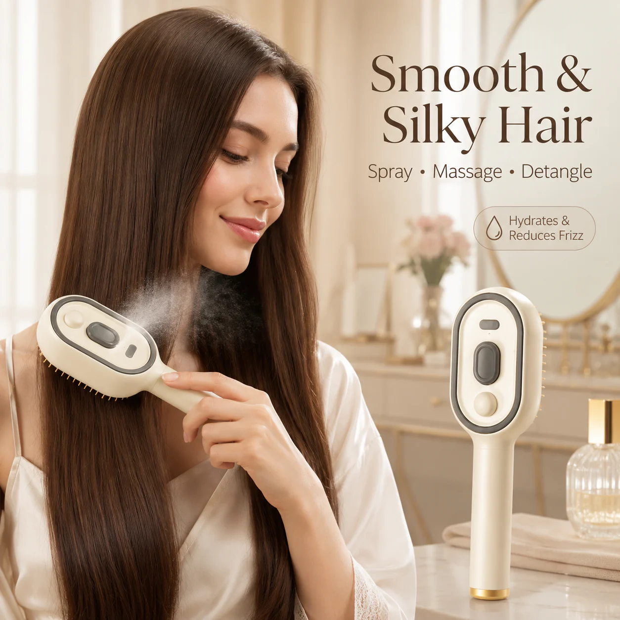 🔥Day Sale 50% OFF🔥Electric Spray Air Cushion Massage Comb - Finds