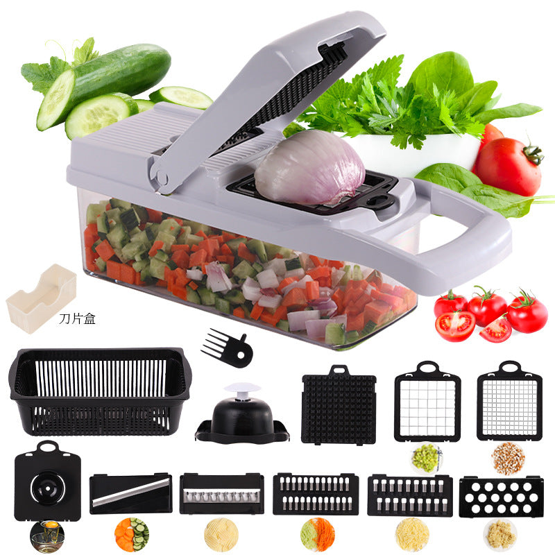 Multifunctional Vegetable Slicer – 16-Piece Set 🥗 (🔥50% Off)