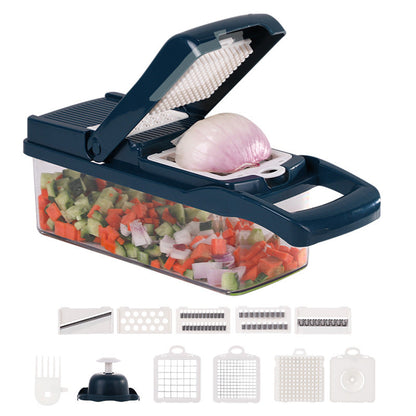 Multifunctional Vegetable Slicer – 16-Piece Set 🥗 (🔥50% Off)