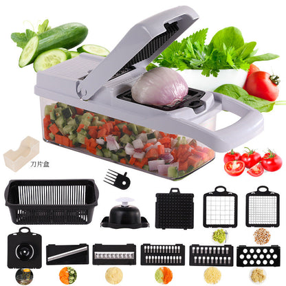 Multifunctional Vegetable Slicer – 16-Piece Set 🥗 (🔥50% Off)